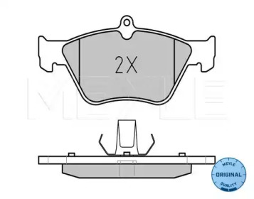 Комплект тормозных колодок MEYLE 025 214 1117