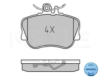 Комплект тормозных колодок MEYLE 025 214 3920