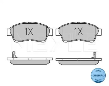 Комплект тормозных колодок MEYLE 025 216 0117/W