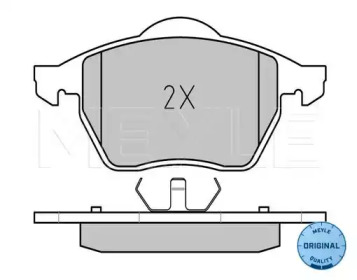 Комплект тормозных колодок MEYLE 025 216 2419