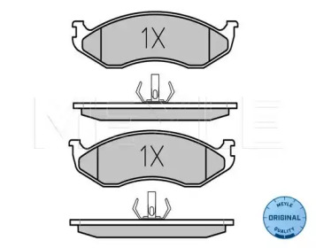 Комплект тормозных колодок MEYLE 025 218 2217