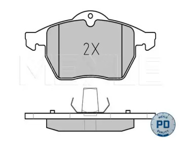 Комплект тормозных колодок MEYLE 025 218 2919/PD