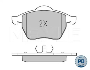 Комплект тормозных колодок MEYLE 025 218 4819/PD