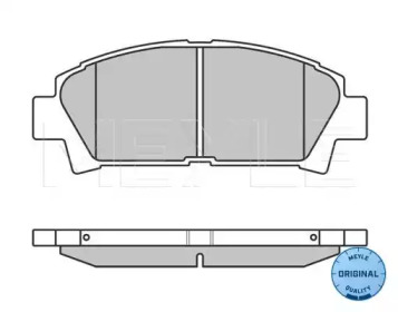 Комплект тормозных колодок MEYLE 025 219 6115/W