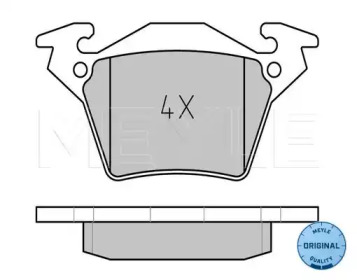 Комплект тормозных колодок MEYLE 025 230 2017
