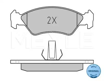 Комплект тормозных колодок MEYLE 025 231 0217