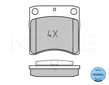 Комплект тормозных колодок MEYLE 025 231 7618/W