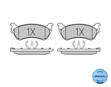 Комплект тормозных колодок MEYLE 025 231 8917/W