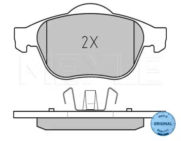 Комплект тормозных колодок MEYLE 025 232 4818