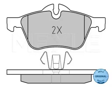 Комплект тормозных колодок MEYLE 025 232 8118