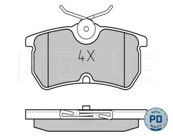 Комплект тормозных колодок MEYLE 025 233 5314/PD