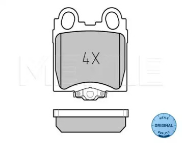 Комплект тормозных колодок MEYLE 025 234 2915/W