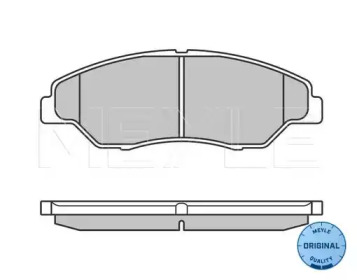 Комплект тормозных колодок MEYLE 025 234 4215/W