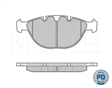 Комплект тормозных колодок MEYLE 025 234 4821/PD