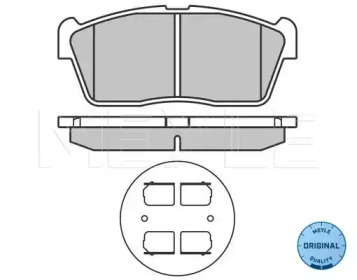 Комплект тормозных колодок MEYLE 025 235 0715