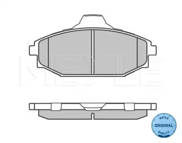 Комплект тормозных колодок MEYLE 025 235 1816/W