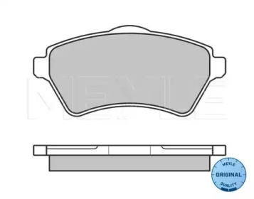 Комплект тормозных колодок MEYLE 025 236 1517