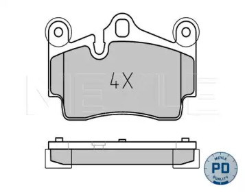 Комплект тормозных колодок MEYLE 025 236 9417/PD