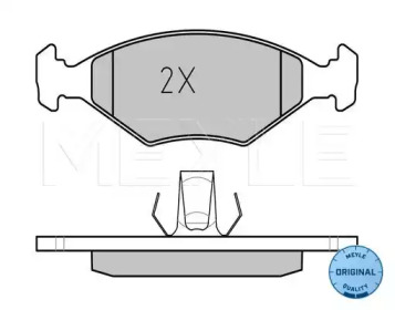 Комплект тормозных колодок MEYLE 025 237 7518