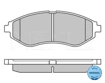 Комплект тормозных колодок MEYLE 025 239 7417