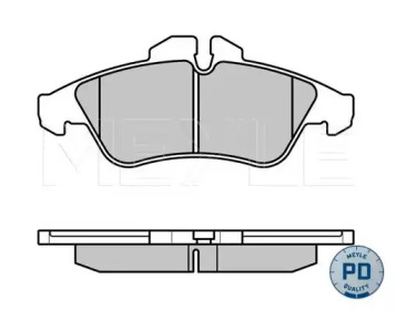 Комплект тормозных колодок MEYLE 025 239 9020/PD