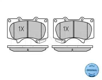 Комплект тормозных колодок MEYLE 025 240 2417/W