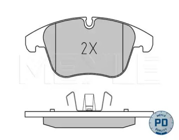 Комплект тормозных колодок MEYLE 025 240 8418/PD