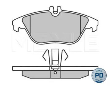 Комплект тормозных колодок MEYLE 025 242 5317/PD
