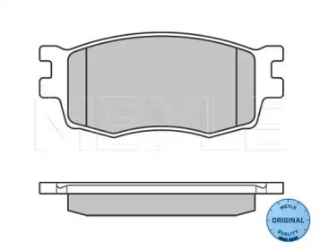 Комплект тормозных колодок MEYLE 025 243 1717/W