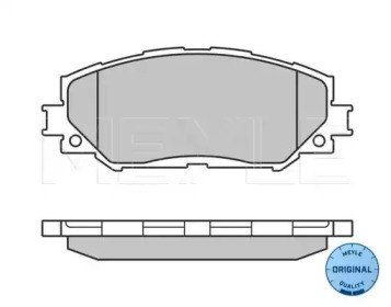 Комплект тормозных колодок MEYLE 025 243 3617