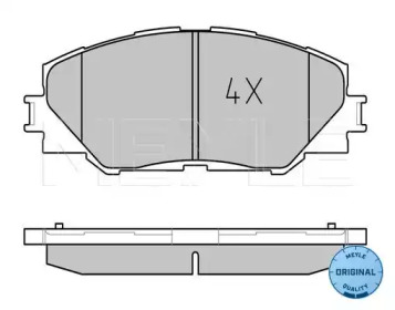 Комплект тормозных колодок MEYLE 025 243 3717