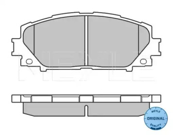 Комплект тормозных колодок MEYLE 025 243 4717