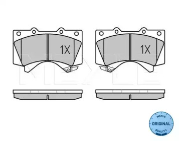 Комплект тормозных колодок MEYLE 025 243 8618/W
