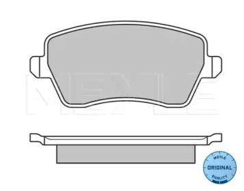Комплект тормозных колодок MEYLE 025 244 0317/W