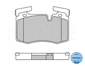 Комплект тормозных колодок MEYLE 025 244 7814