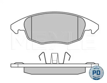 Комплект тормозных колодок MEYLE 025 245 3818/PD