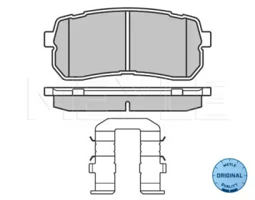 Комплект тормозных колодок MEYLE 025 245 5915/W