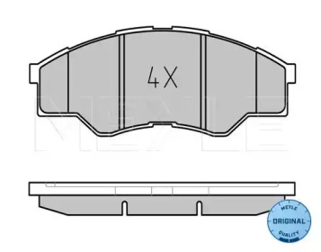 Комплект тормозных колодок MEYLE 025 245 6716