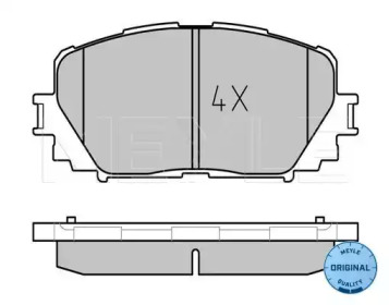 Комплект тормозных колодок MEYLE 025 247 0817
