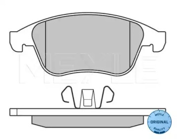 Комплект тормозных колодок MEYLE 025 247 1018
