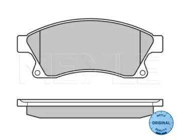 Комплект тормозных колодок MEYLE 025 250 3118/W