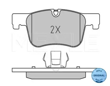 Комплект тормозных колодок MEYLE 025 255 0618