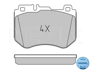 Комплект тормозных колодок MEYLE 025 259 9719