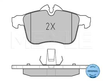Комплект тормозных колодок MEYLE 025 283 3219/W