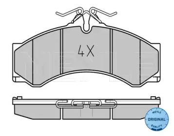 Комплект тормозных колодок MEYLE 025 290 7620