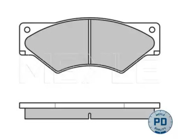 Комплект тормозных колодок MEYLE 025 291 0720/PD