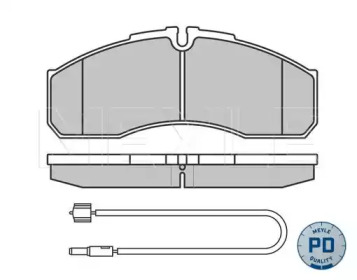 Комплект тормозных колодок MEYLE 025 291 6020/PD