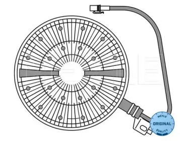 Сцепление, вентилятор радиатора MEYLE 534 234 0020