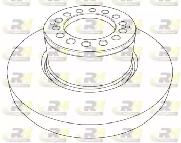 Тормозной диск ROADHOUSE NSX1205.10