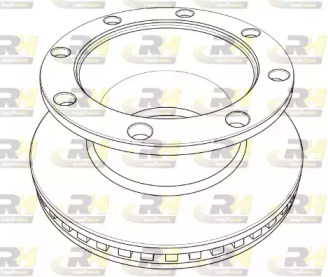 Тормозной диск ROADHOUSE NSX1216.20